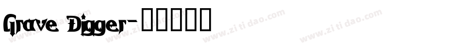 Grave Digger字体转换